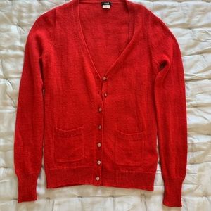 J Crew Vneck Button Down Cardigan